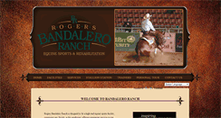 Desktop Screenshot of bandaleroranch.com